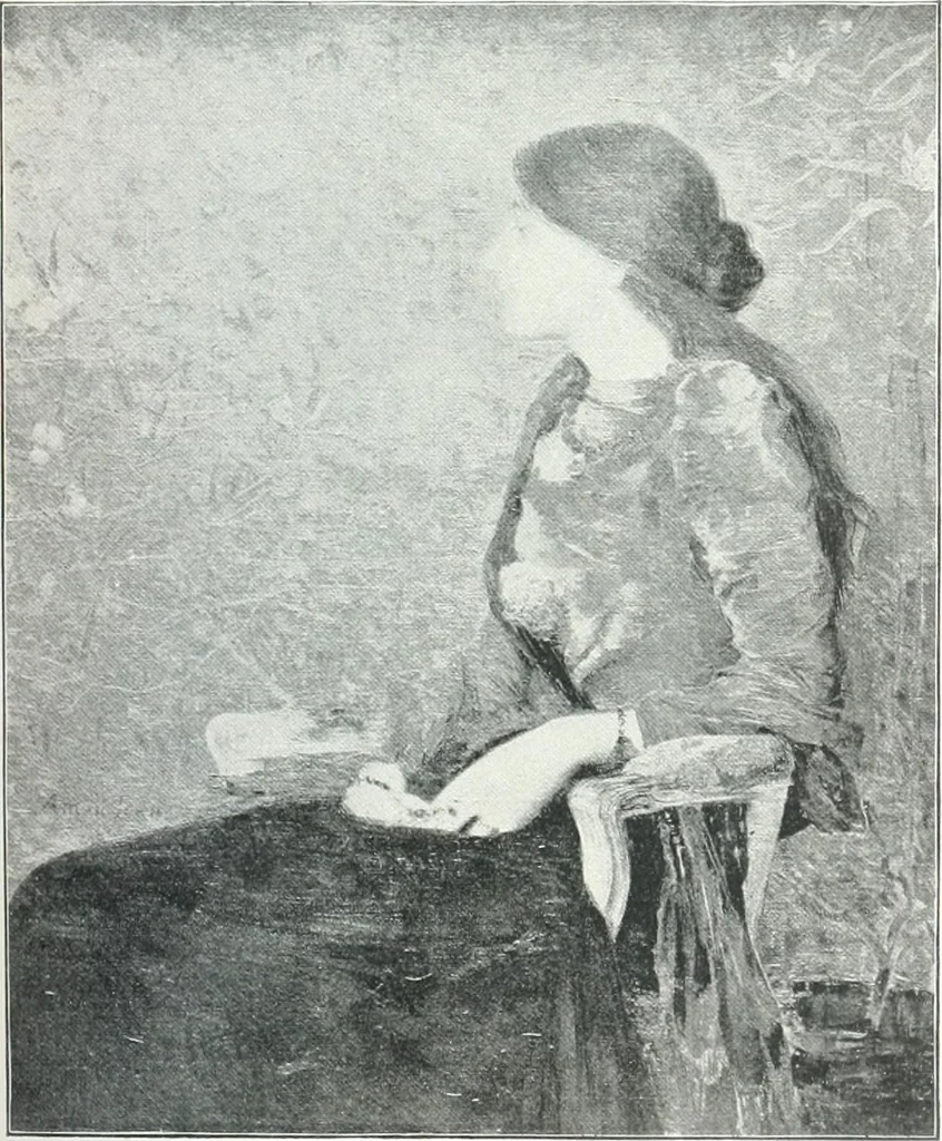 An illustration from Studio international, 1893, leaf 212
