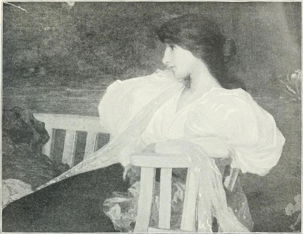 An illustration from Studio international, 1893, leaf 22
