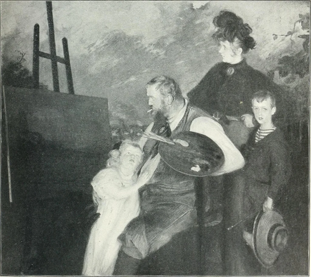 An illustration from Studio international, 1893, leaf 24