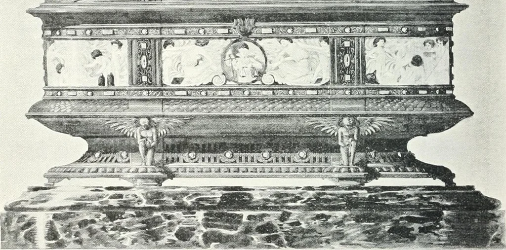 An illustration from Studio international, 1893, leaf 245