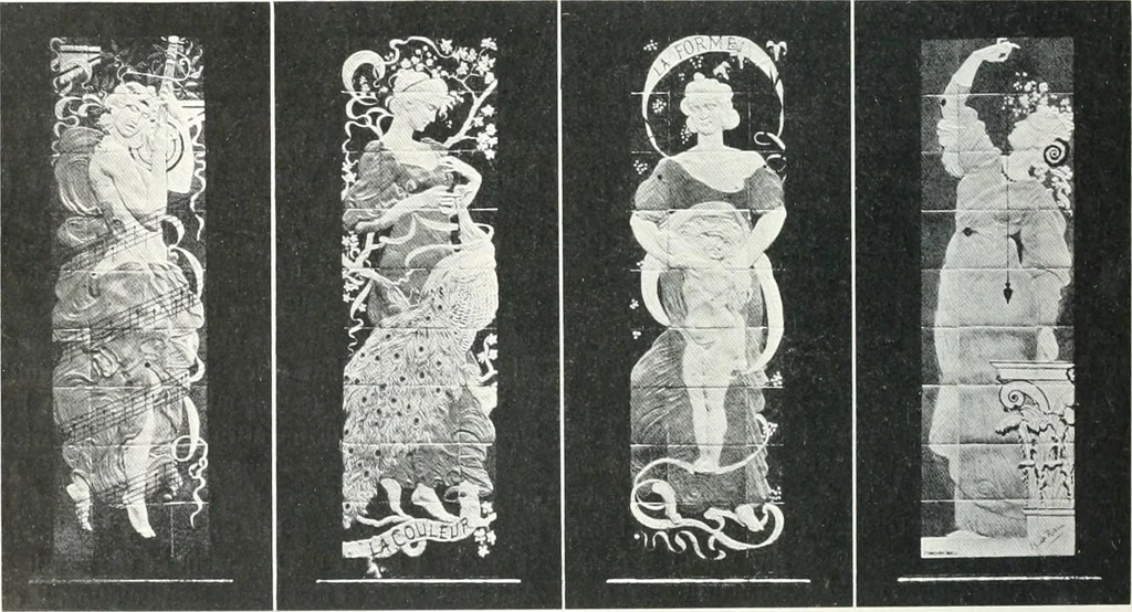An illustration from Studio international, 1893, leaf 265