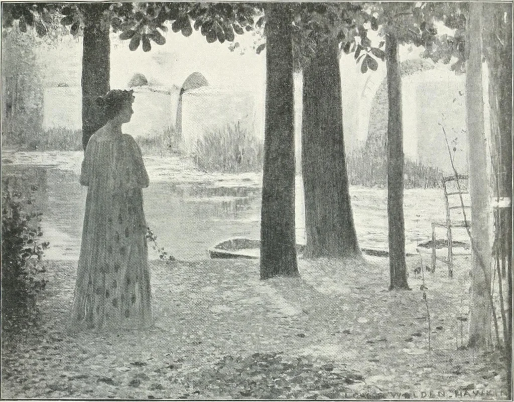 An illustration from Studio international, 1893, leaf 28