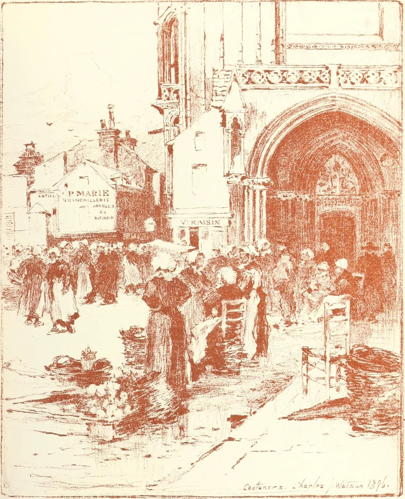 An illustration from Studio international, 1893, leaf 286