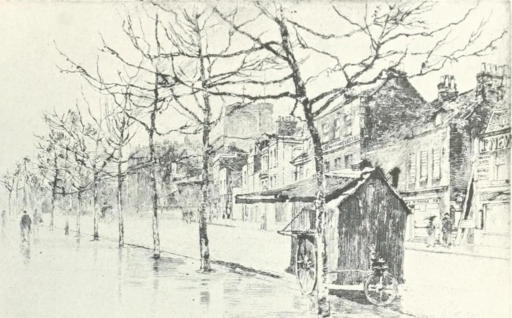 An illustration from Studio international, 1893, leaf 288