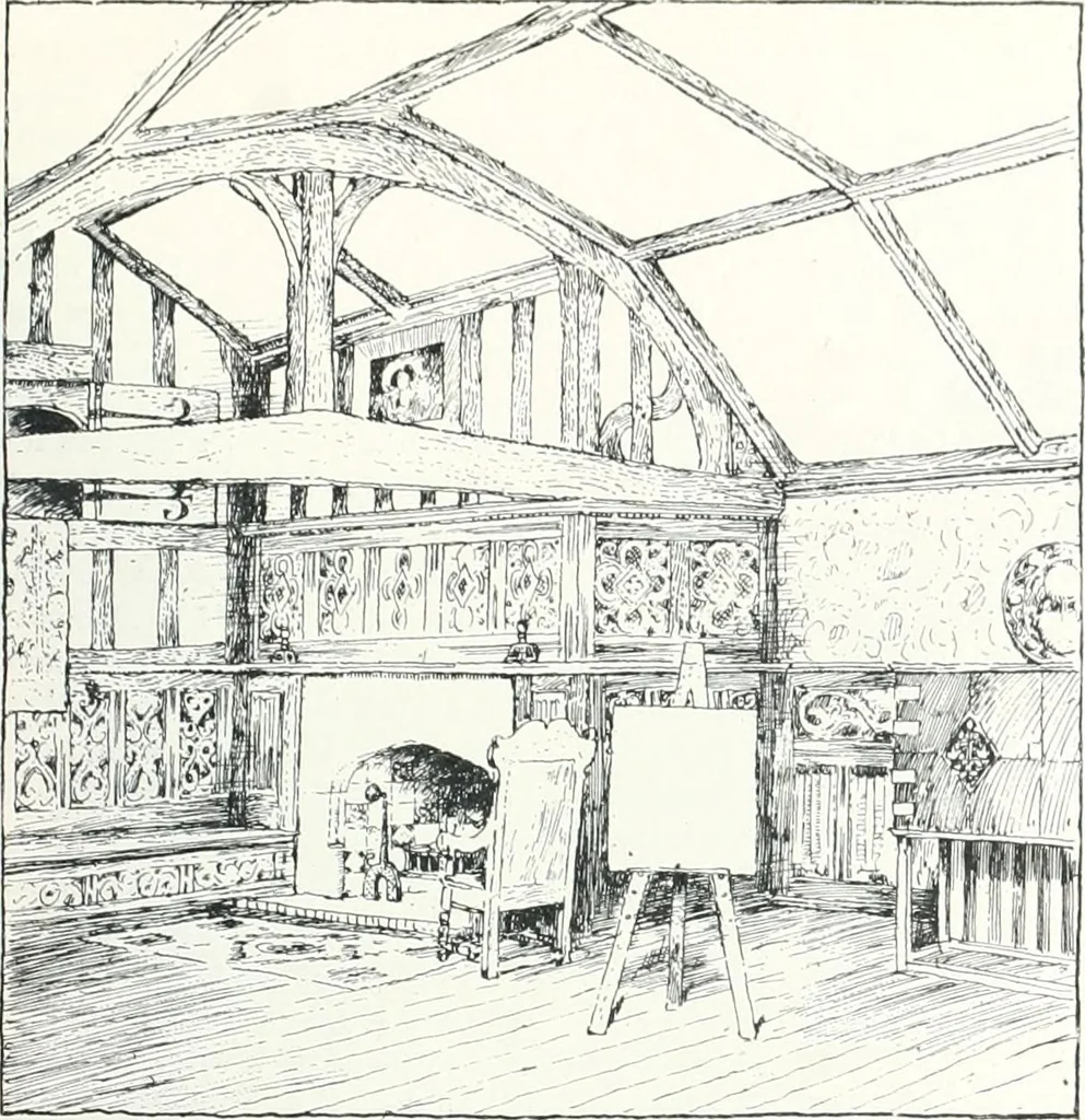 An illustration from Studio international, 1893, leaf 308