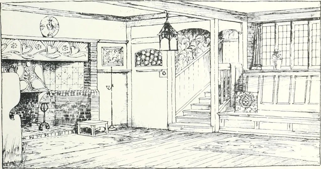 An illustration from Studio international, 1893, leaf 308