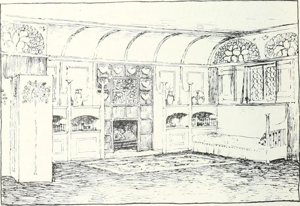 An illustration from Studio international, 1893, leaf 309