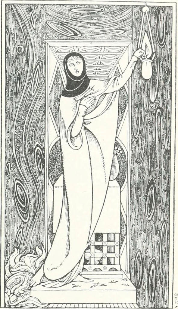 An illustration from Studio international, 1893, leaf 340