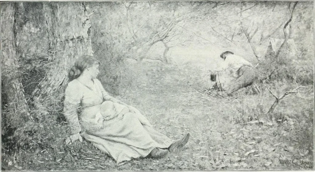 An illustration from Studio international, 1893, leaf 346