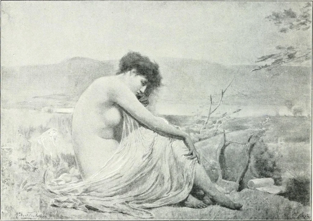 An illustration from Studio international, 1893, leaf 363
