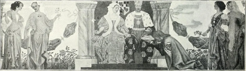 An illustration from Studio international, 1893, leaf 399