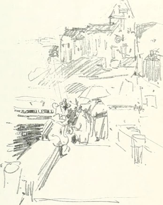 An illustration from Studio international, 1893, leaf 40