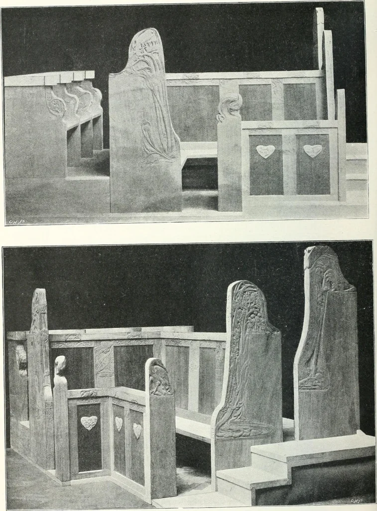 An illustration from Studio international, 1893, leaf 411