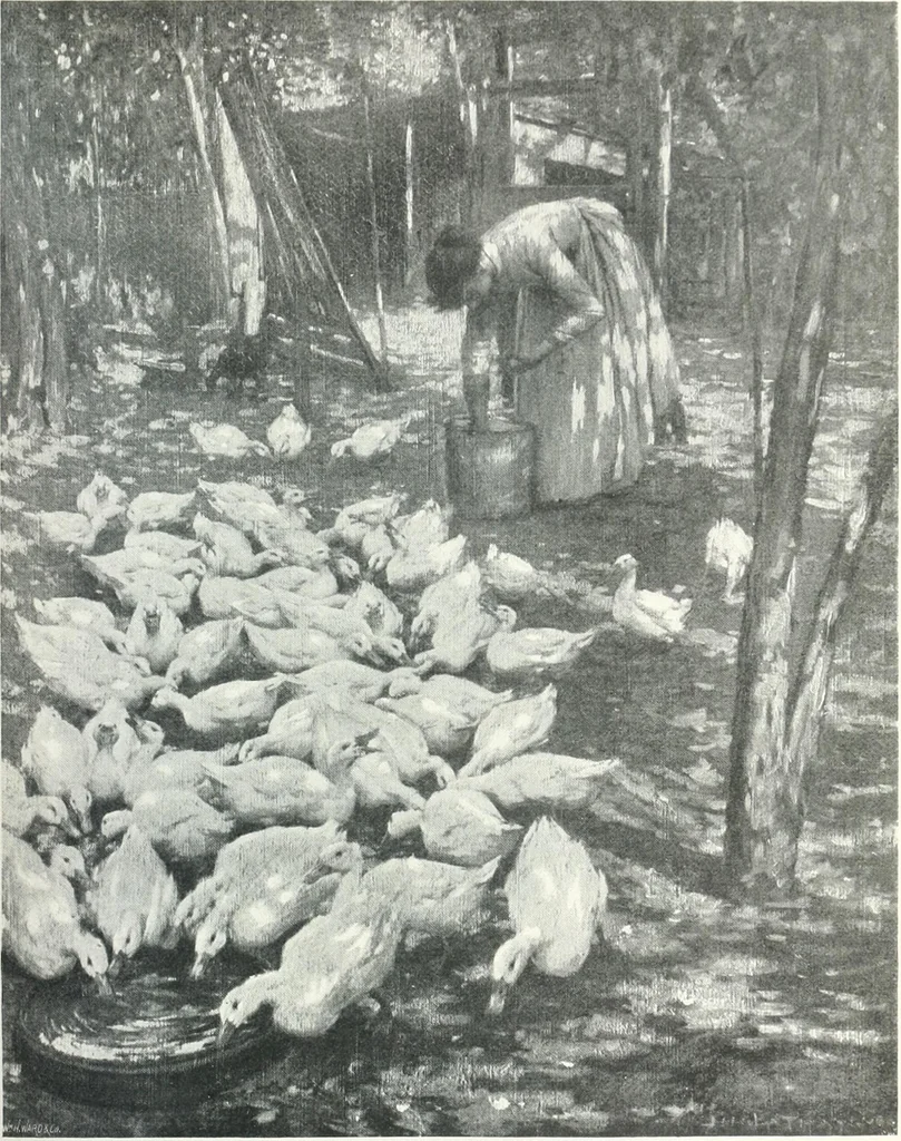 An illustration from Studio international, 1893, leaf 444