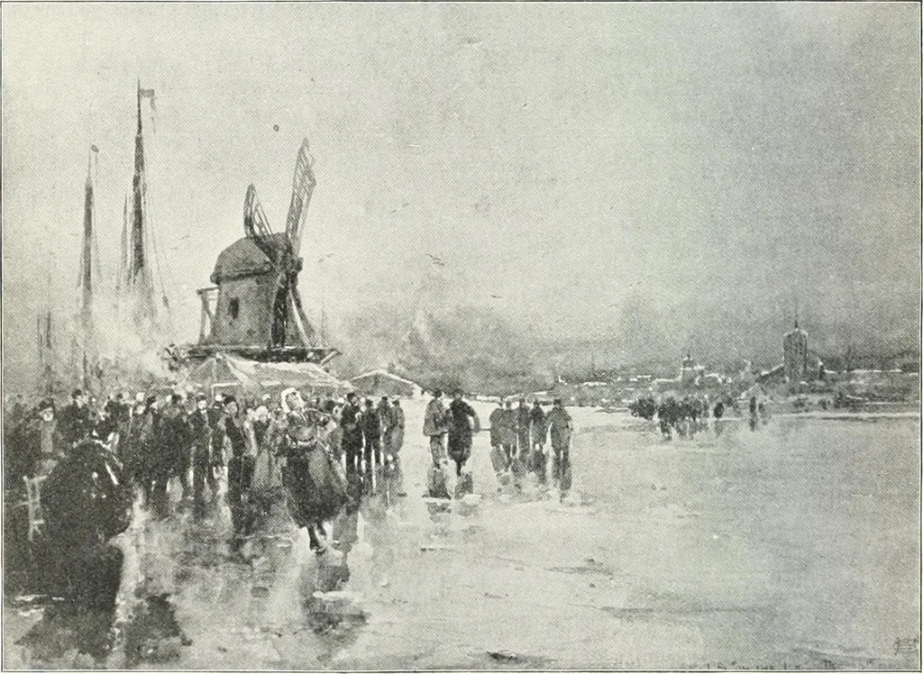 An illustration from Studio international, 1893, leaf 45