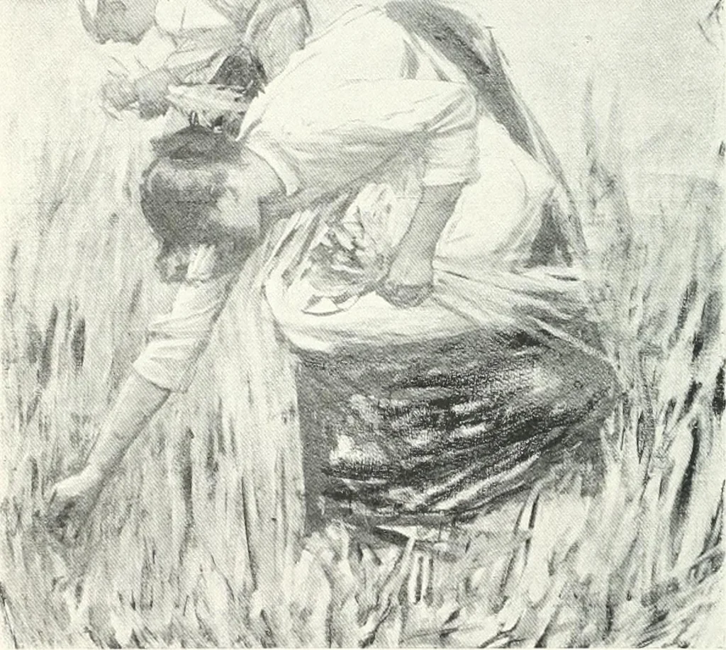 An illustration from Studio international, 1893, leaf 451