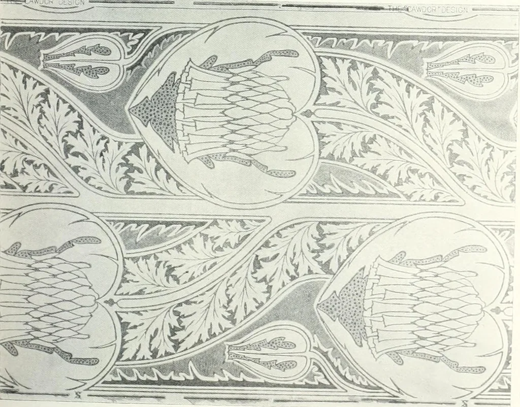 An illustration from Studio international, 1893, leaf 474