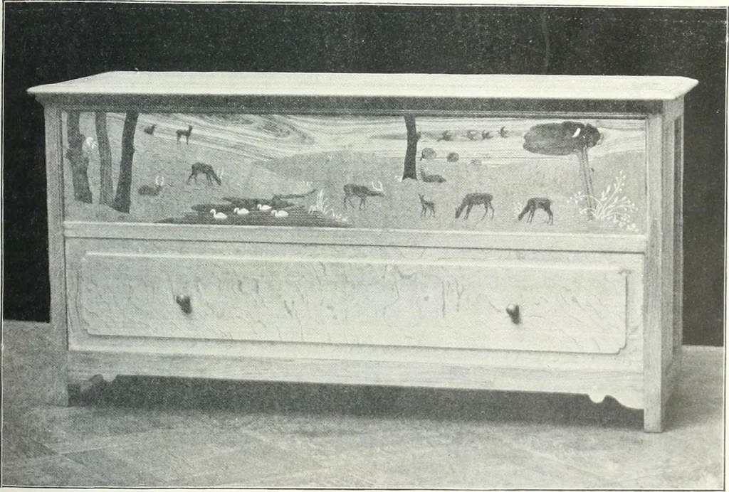 An illustration from Studio international, 1893, leaf 478