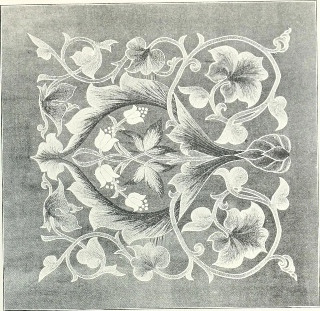 An illustration from Studio international, 1893, leaf 482