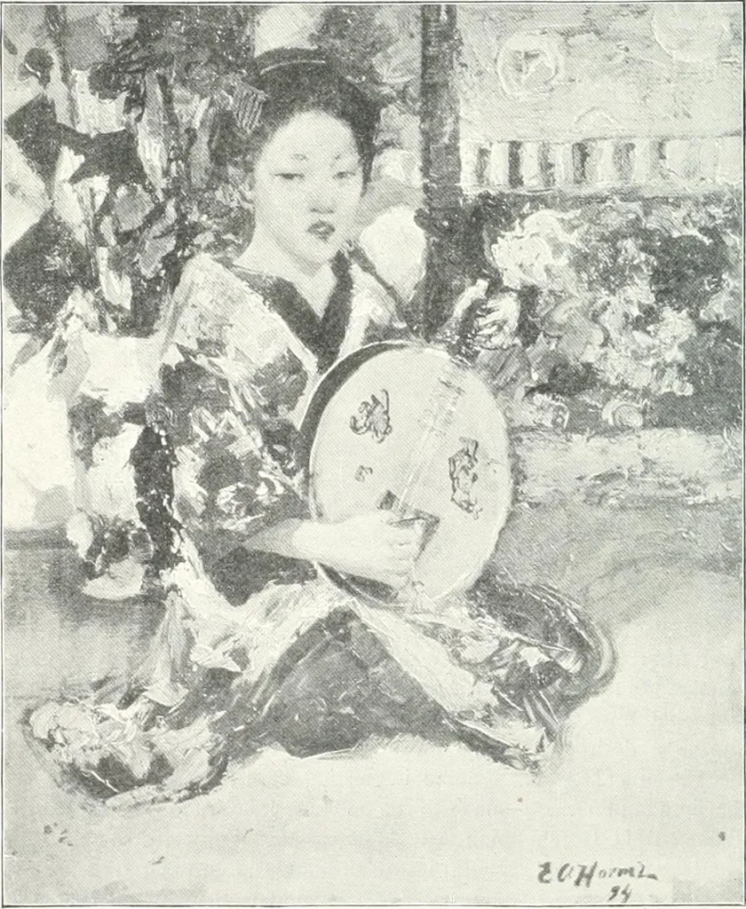 An illustration from Studio international, 1893, leaf 489