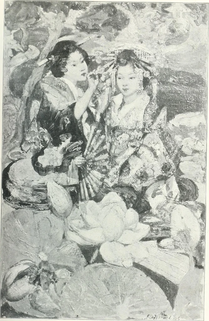 An illustration from Studio international, 1893, leaf 490