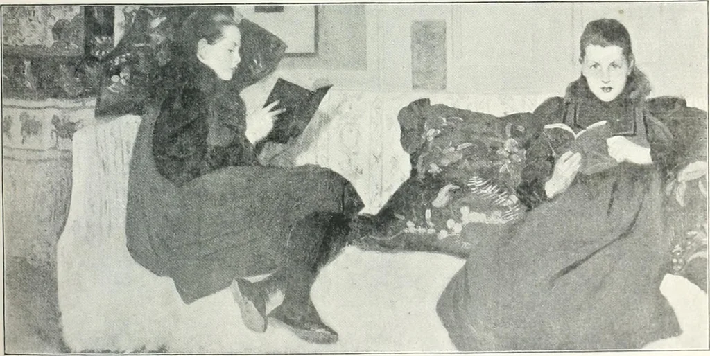 An illustration from Studio international, 1893, leaf 516