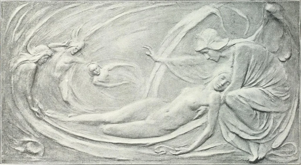 An illustration from Studio international, 1893, leaf 545