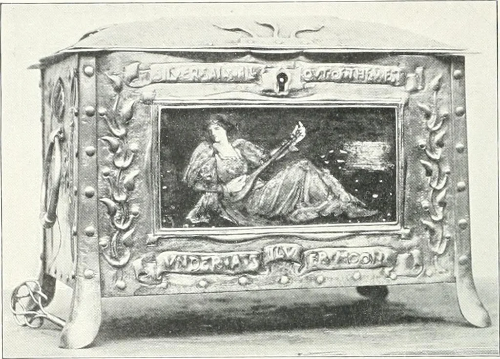 An illustration from Studio international, 1893, leaf 549