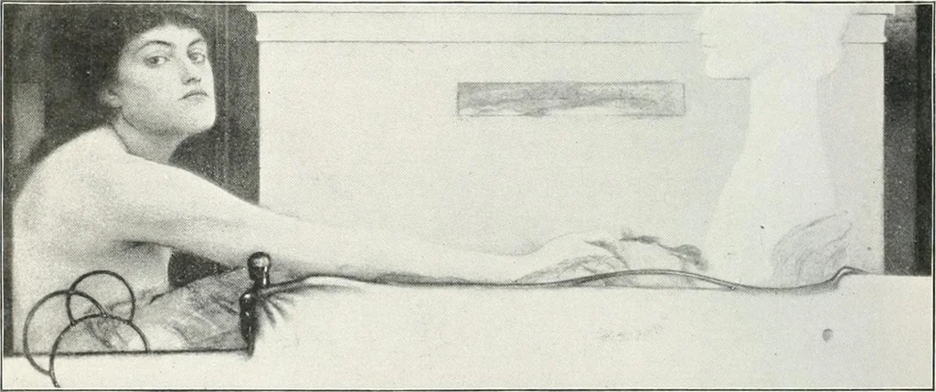 An illustration from Studio international, 1893, leaf 55