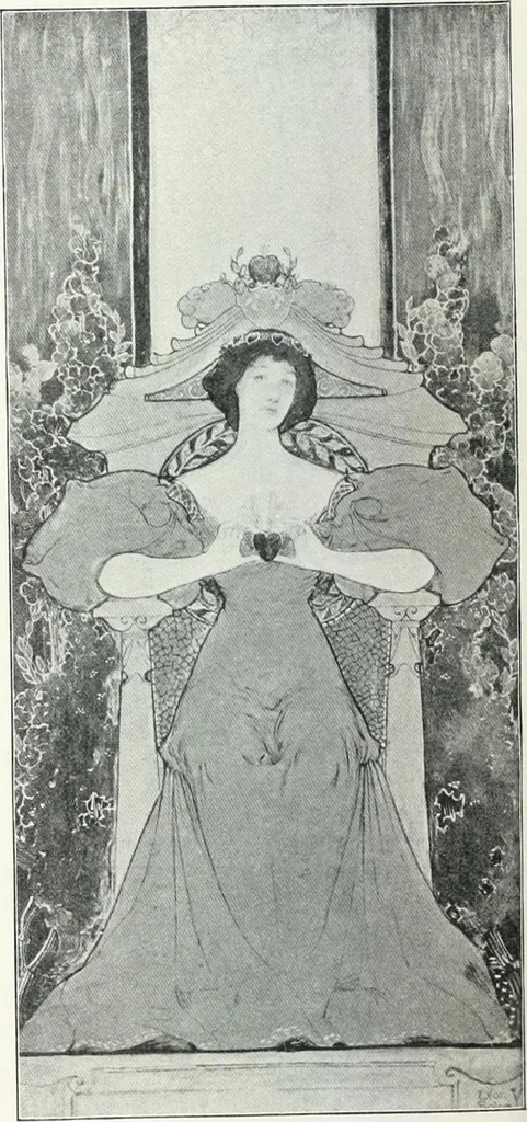 An illustration from Studio international, 1893, leaf 551