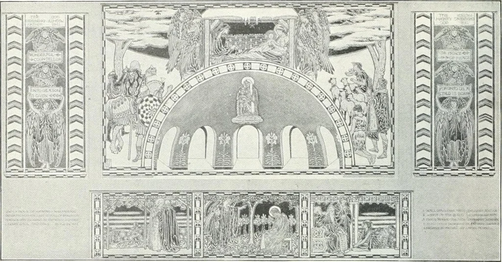 An illustration from Studio international, 1893, leaf 555