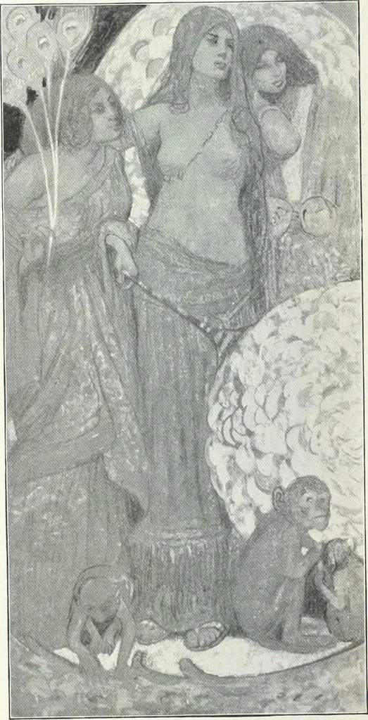 An illustration from Studio international, 1893, leaf 557
