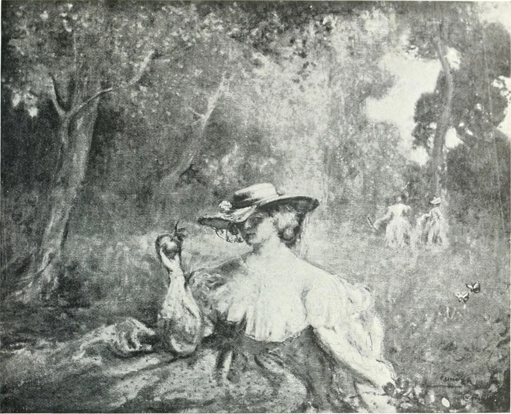 An illustration from Studio international, 1893, leaf 568