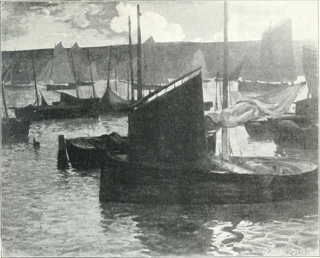 An illustration from Studio international, 1893, leaf 570
