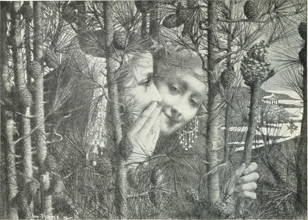 An illustration from Studio international, 1893, leaf 593