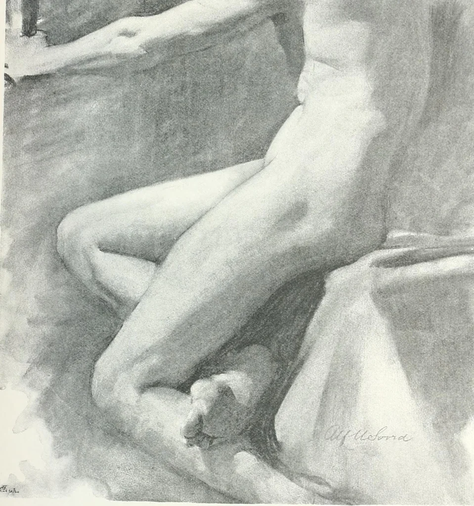 An illustration from Studio international, 1893, leaf 610