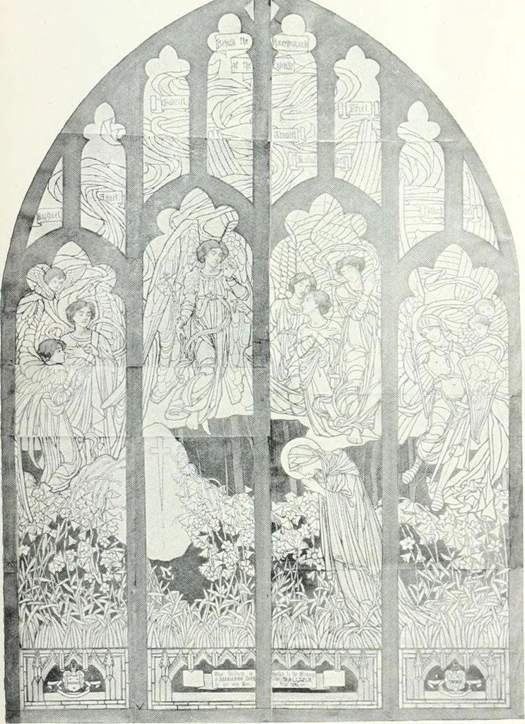 An illustration from Studio international, 1893, leaf 640