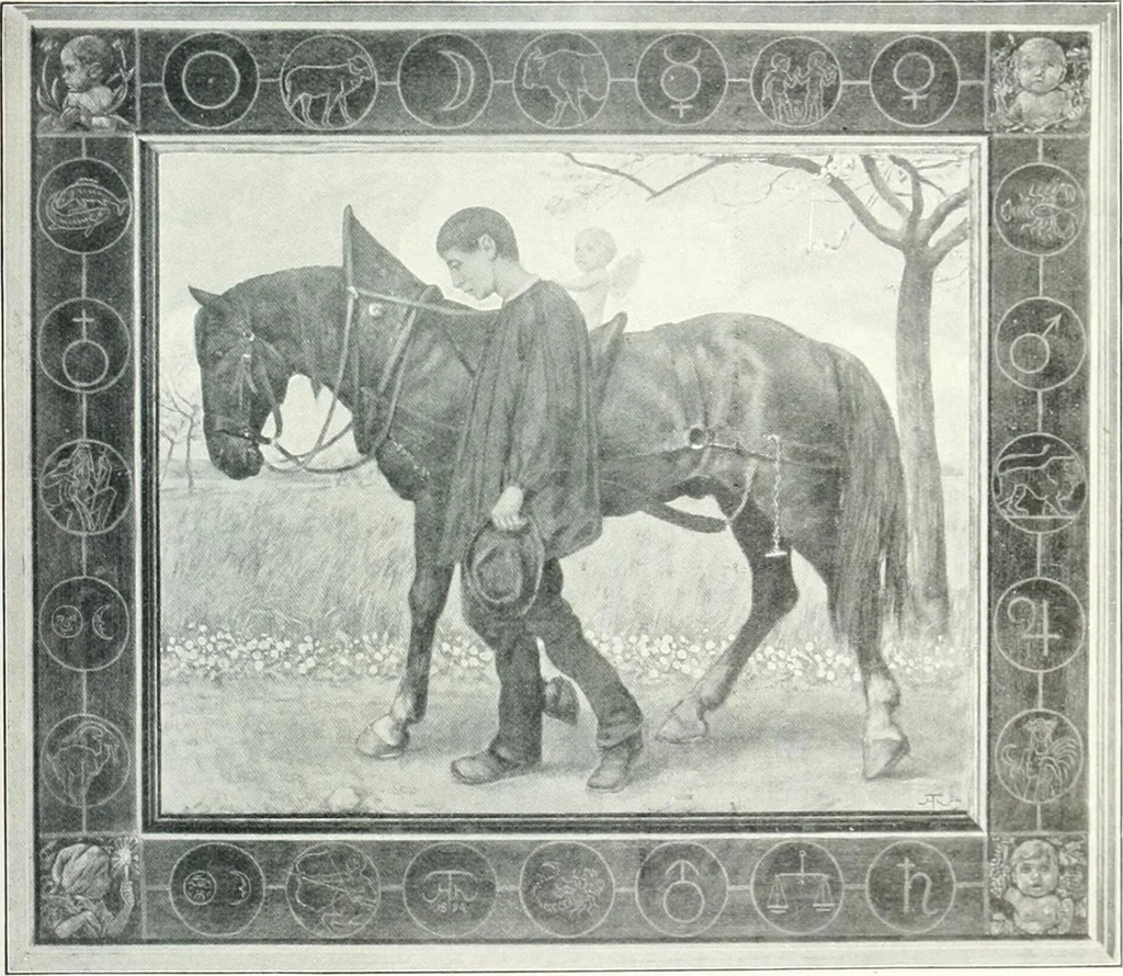 An illustration from Studio international, 1893, leaf 670