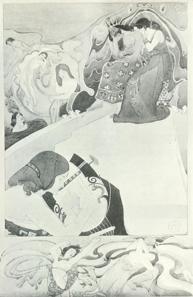 An illustration from Studio international, 1893, leaf 688