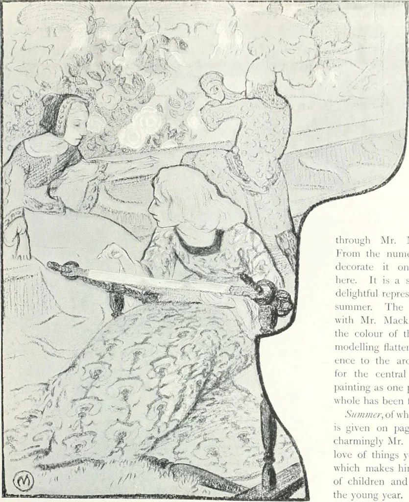 An illustration from Studio international, 1893, leaf 692