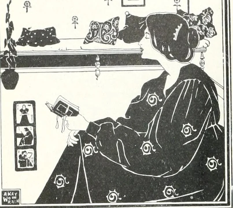 An illustration from Studio international, 1893, leaf 705