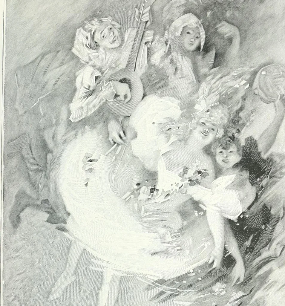 An illustration from Studio international, 1893, leaf 714