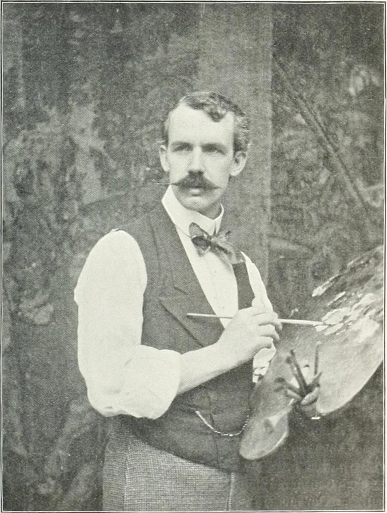 An illustration from Studio international, 1893, leaf 74