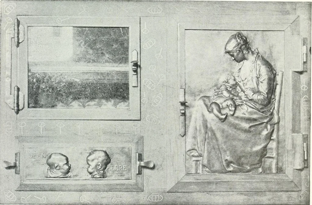 An illustration from Studio international, 1893, leaf 764