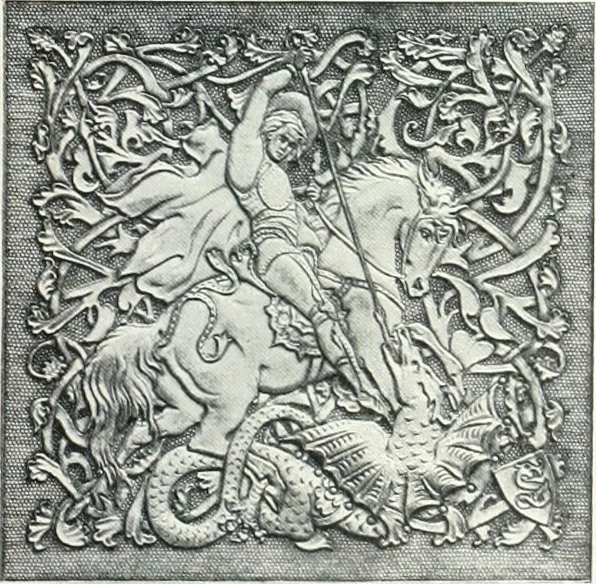 An illustration from Studio international, 1893, leaf 792