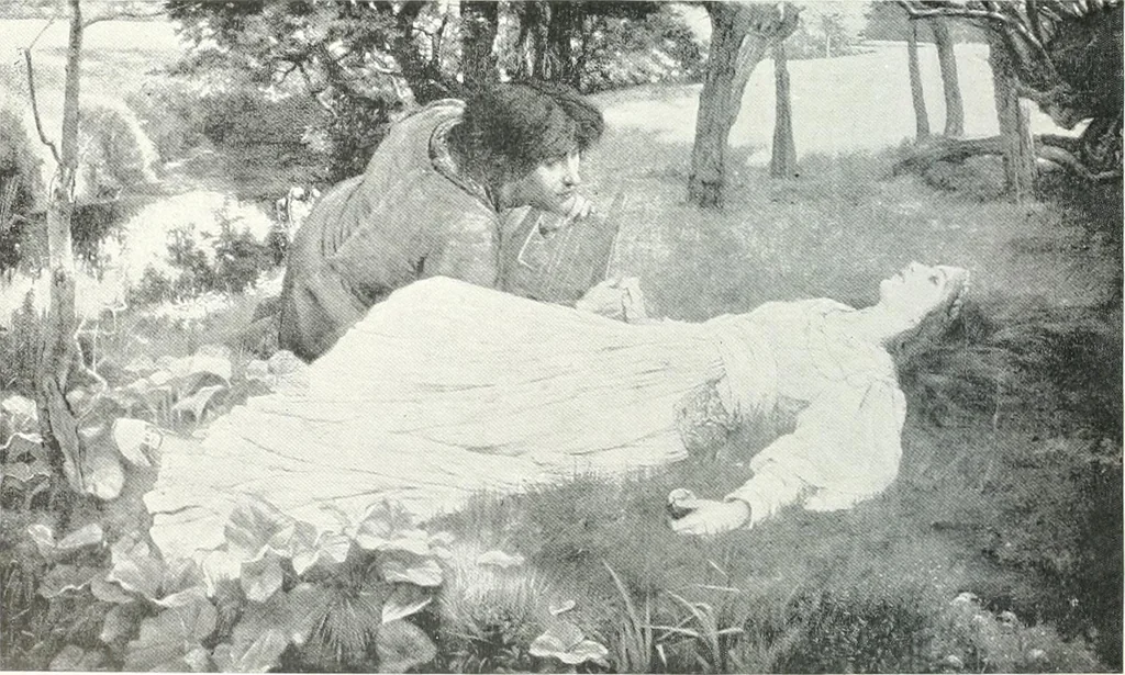 An illustration from Studio international, 1893, leaf 821