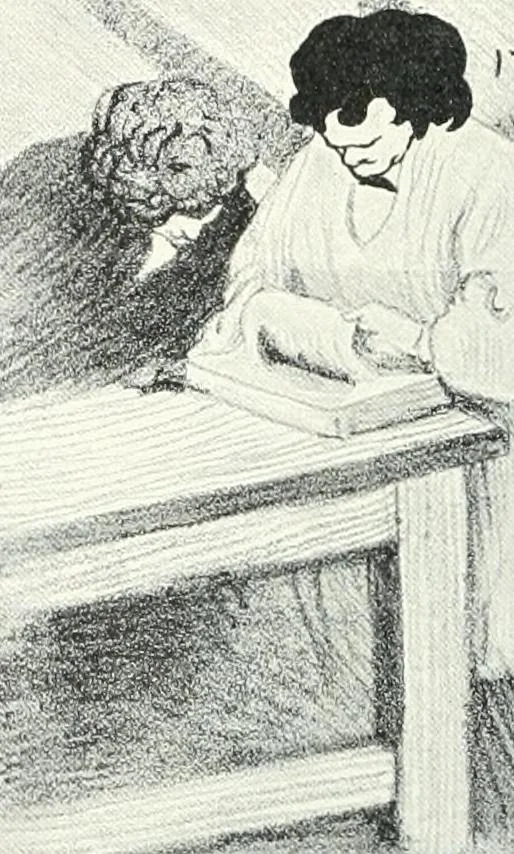 An illustration from Studio international, 1893, leaf 851