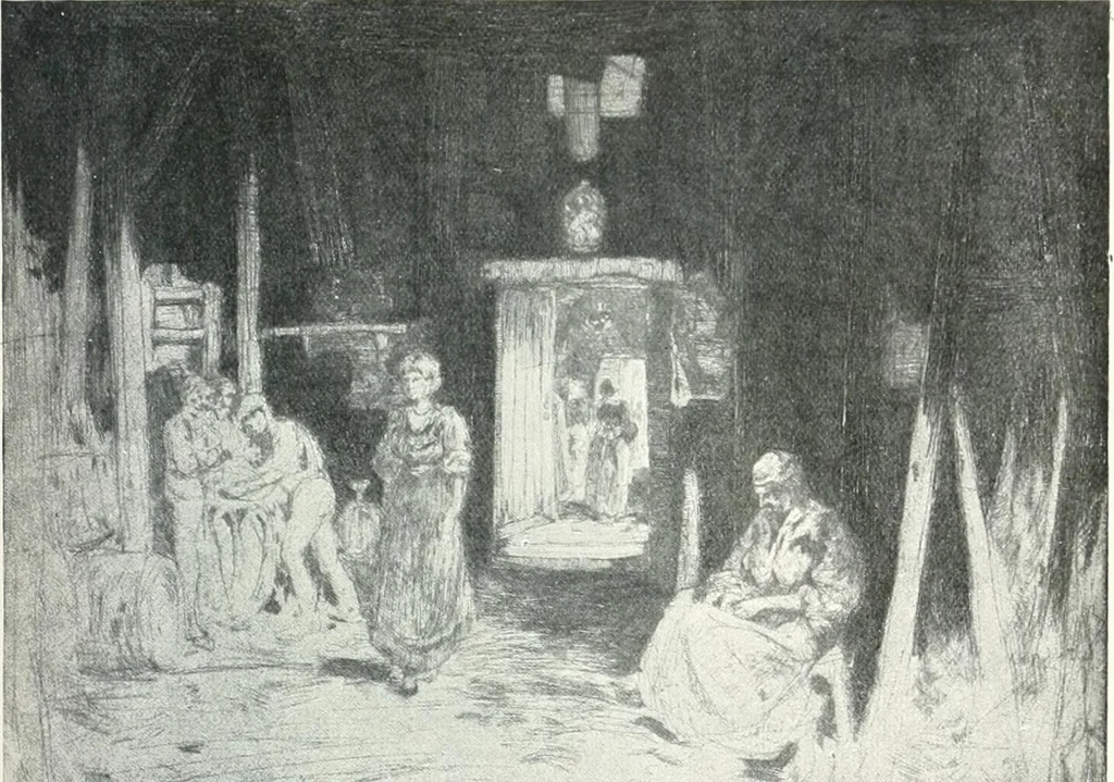 An illustration from Studio international, 1893, leaf 866