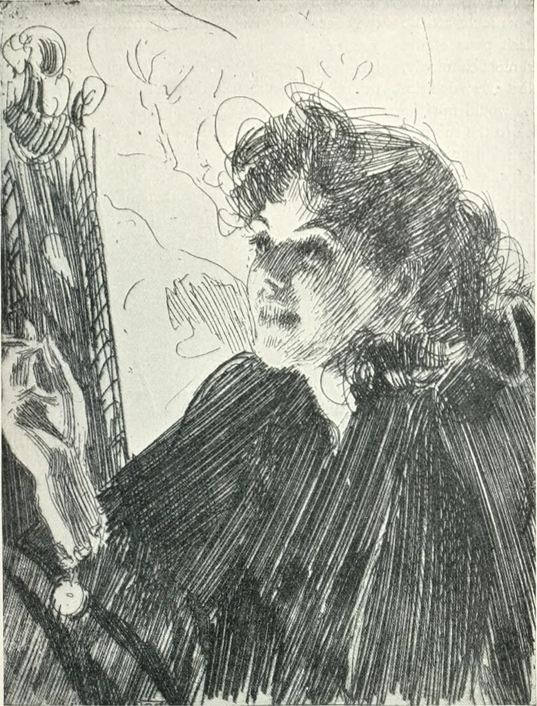 An illustration from Studio international, 1893, leaf 878
