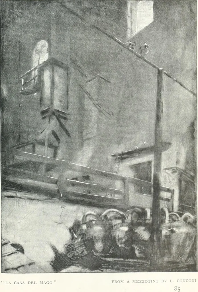 An illustration from Studio international, 1893, leaf 92